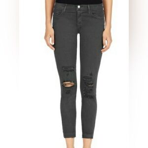 J brand cropped skinny jeans (sz 30)
